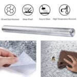 ⁦ورق ألومنيوم شديد التحمل للمطبخ وغرفة النوم – فضي – 2 متر × 60 سم :  papier aluminium robuste pour la cuisine et la chambre - Argent - 2 m x 60 cm⁩ - الصورة ⁦2⁩
