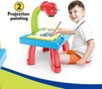 ⁦مكتب التعلم والتفاعل فائق التميز 3 في 1 - طاولة تعليم بالعرض - : Bureau d'apprentissage interactif 3-en-1 - Table d'apprentissage avec projecteur RF/YM128⁩ - الصورة ⁦4⁩