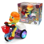 ⁦لعبة دراجة ثلاثية العجلات البهلوانية للأطفال 360 درجة دوران موسيقى بمصابيح كهربائية : Jouet de tricycle acrobatique pour enfants avec rotation à 360 degrés, musique et lumières électriques NO.0827⁩ - الصورة ⁦5⁩