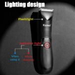 ⁦ماكينة حلاقة كهربائية لاسلكية قابلة للغسل للرجال والنساء Kemei Tondeuse Sans Fil lavable pour l’aine et le corps pour hommes et femmes KM-1838⁩ - الصورة ⁦3⁩