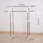 ⁦منظم رف تجفيف الملابس متعدد الاستخدامات :  Porte-manteau séchoir à linge multifonctionnel YJ-328A⁩ - الصورة ⁦3⁩