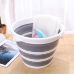 ⁦دلو ماء قابل للطي من السيليكون سعة 12 لتر Seau à Eau en silicone Pliable de 12 L RF/001482⁩ - الصورة ⁦2⁩
