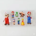 ⁦مجموعة العاب شخصيات ماريو من 8 قطع : Ensemble de 8 figurines de personnages Mario RF.1226-6⁩ - الصورة ⁦2⁩