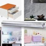 ⁦ورق ألومنيوم شديد التحمل للمطبخ وغرفة النوم – فضي – 2 متر × 60 سم :  papier aluminium robuste pour la cuisine et la chambre - Argent - 2 m x 60 cm⁩ - الصورة ⁦7⁩
