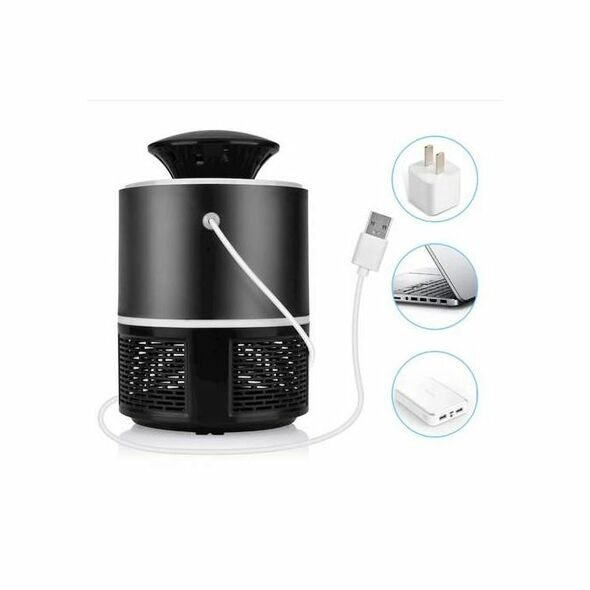 4_gqni-1g.jpg جهاز قاتل الناموس والحشرات-Appareil Anti-Moustique Et Insectes Piège À Moustiques Anti-Insectes USB-noir RF-0127 - الصورة 1