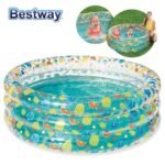 مسبح قابل للنفخ للأطفال بتصميم دائري BESTWAY Piscine Gonflable Ronde Pour Enfants 155/53cm 51045