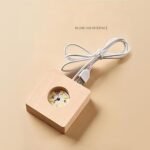 ⁦مصباح الكرة البلورية اللامعة ثلاثية الأبعاد : Lampe boule de cristal brillante 3D hs-2313b⁩ - الصورة ⁦3⁩