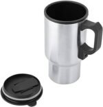 ⁦كوب تسخين  كهربائي للسيارة للحفاظ على درجة حرارة المشروب حتى 65 درجة مئوية  : Tasse isotherme pour voiture avec maintien de la température à 65°C - 450 ml RF/140Z⁩ - الصورة ⁦2⁩