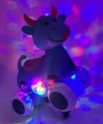 ⁦لعبة جر على شكل بقرة مرحة للأطفال : Jouet à tirer en forme de vache amusante pour les enfants  565-2A⁩ - الصورة ⁦5⁩