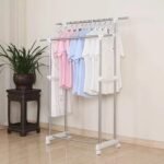 ⁦منظم رف تجفيف الملابس متعدد الاستخدامات :  Porte-manteau séchoir à linge multifonctionnel YJ-328A⁩ - الصورة ⁦2⁩