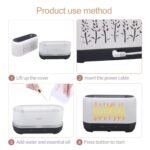 ⁦جهاز ترطيب الهواء و نشر الزيوت العطرية -مبخرة- : Humidificateur d'air et diffuseur d'huiles essentielles à ultrasons -vaporisateur- RF/KF8808⁩ - الصورة ⁦5⁩