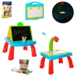 ⁦مكتب التعلم والتفاعل فائق التميز 3 في 1 - طاولة تعليم بالعرض - : Bureau d'apprentissage interactif 3-en-1 - Table d'apprentissage avec projecteur RF/YM128⁩ - الصورة ⁦7⁩