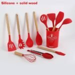 ⁦12 قطعة من أدوات المطبخ المصنوعة من السيليكون : 12 pièces d'ustensiles de cuisine en silicone 8476-2⁩ - الصورة ⁦2⁩