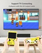 ⁦جهاز ألعاب فيديو الكلاسيكية ريترو محمول مع 400 لعبة مدمجة و جهاز تحكم للالعاب :  Console de jeux vidéo rétro portable (400 jeux) avec manette de jeu 2301396-1⁩ - الصورة ⁦5⁩