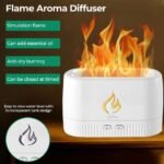 ⁦معطر منزلي صحي مع تأثير اللهب  Flame Diffuseur d’huile essentielle et d’arôme pour aromathérapie LA-0630⁩ - الصورة ⁦2⁩