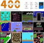 ⁦جهاز ألعاب فيديو الكلاسيكية ريترو محمول مع 400 لعبة مدمجة و جهاز تحكم للالعاب :  Console de jeux vidéo rétro portable (400 jeux) avec manette de jeu 2301396-1⁩ - الصورة ⁦7⁩
