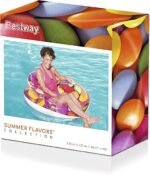 ⁦عوامة الأطفال الهوائية قابلة للنفخ بتصميم دائري لسباحة ممتعة BESTWAY Bouée Gonflable Style Moderne Pour Enfants 43186⁩ - الصورة ⁦4⁩