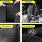 ⁦حقيبة كتف مضادة للسرقة مزودة بشحن USB Sac à bandoulière anti-vol avec chargement USB RF-0104⁩ - الصورة ⁦5⁩