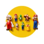 مجموعة العاب شخصيات ماريو من 8 قطع : Ensemble de 8 figurines de personnages Mario RF.1226-6