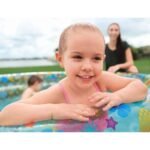 ⁦حوض السباحة للأطفال قابل للنفخ بـ3 حجرات هوائية Piscine Gonflable Ronde Motif Avec 3 Compartiments à Air Pour Enfants 170x53cm Bestway#51048⁩ - الصورة ⁦3⁩