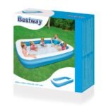 ⁦حوض السباحة للأطفال قابل للنفخ بسهولة Piscine Gonflable Rectangulaire Pour Enfants 305x183x46cm Bestway#54150⁩ - الصورة ⁦4⁩