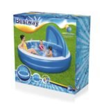 ⁦حوض السباحة للأطفال قابل للنفخ بسهولة Piscine Gonflable Pour Enfants Avec Pare-Soleil et Banquette Confortable 241x140cm Bestway#54337⁩ - الصورة ⁦5⁩