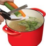 ⁦مقص تقطيع 2في1 متعدد الاستخدامات سهل وعملي لتسهيل مهامك في المطبخ Clever Cutter 2en1 Ciseaux & Couteau à Découper Multifonction RF-9700⁩ - الصورة ⁦3⁩