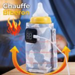 سخان زجاجات الحليب مع كابل USB،  و يحافظ على درجة الحرارة المثالية :Chauffe-biberon USB avec maintien de la température optimale GB4706