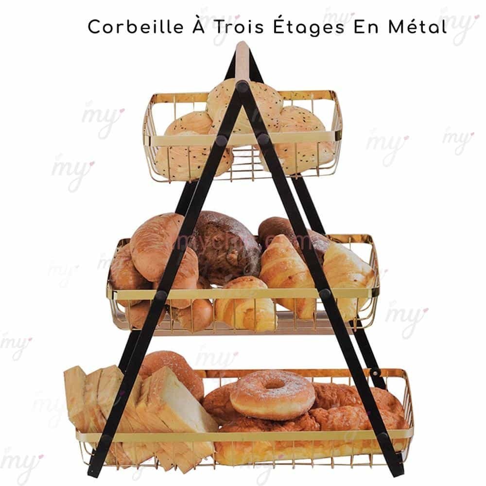 Corbeille-a-trois-Etages-en-Metal-MJ-3032-1-1-1.jpg سلة التخزين المعدنية بثلاثة رفوف : Panier de rangement métallique à trois étagères MJ-3032-1 - الصورة 1