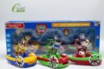 مجموعة من 3 شخصيات من paw patrol  مع السيارات الخاصة بها: Lot de 3 figurines avec véhicules de la Pat'Patrouille 18668-10