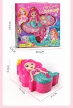⁦علبة مكياج الحورية للأطفال من ثلاث طبقات: Coffret de maquillage sirène pour enfants 560-3A⁩ - الصورة ⁦6⁩