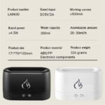 ⁦معطر منزلي صحي مع تأثير اللهب  Flame Diffuseur d’huile essentielle et d’arôme pour aromathérapie LA-0630⁩ - الصورة ⁦4⁩