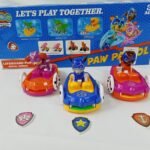 مجموعة من 3 شخصيات من paw patrol مع السيارات الخاصة بها   : Lot de 3 figurines avec véhicules de la Pat'Patrouille 190941 4