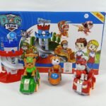 مجموعة لعب DIYمع برج للمراقبة و ثلاثة شخصيات مرفقة : Pack de jeu DIY avec trois figurines et 3 véhicules 627-15