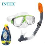 قناع وأنبوب التنفس للغوص : Masque et tuba de plongée Surf Rider INTEX 55949