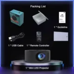 ⁦جهاز عرض LED صغير و محمول: Projecteur LED portable et petite RF-036⁩ - الصورة ⁦8⁩