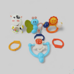 ⁦مجموعة ألعاب الجرس و التسنين للأطفال المكونة من 7 قطع : Kit de jeux 7 pièces / Kit de jeux musical 1351-5⁩ - الصورة ⁦2⁩