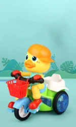 ⁦لعبة دراجة ثلاثية العجلات البهلوانية للأطفال 360 درجة دوران موسيقى بمصابيح كهربائية : Jouet de tricycle acrobatique pour enfants avec rotation à 360 degrés, musique et lumières électriques NO.0827⁩ - الصورة ⁦3⁩