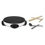 ⁦صانعة الكريب و الفطائر 2في1 من سوناشي SONASHI Crêpière Et Machine À Pancakes 2en1 1500W SCRM-865⁩ - الصورة ⁦4⁩