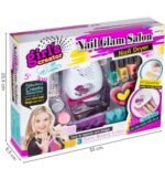 ⁦طقم مانيكير وباديكير للأطفال مع طلاء أظافر ومجفف وإكسسوارات : Kit de manucure et pédicure pour enfants avec vernis à ongles, sèche-ongles et accessoires 1610-9⁩ - الصورة ⁦10⁩