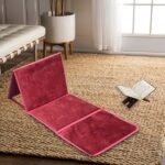 ⁦سجادة صلاة فاخرة 2في1  قابلة للطي مع حقيبة لحمل سهل بمسند ظهر مريح : Tapis De Prière Avec Dossier Pliable 106x48⁩ - الصورة ⁦2⁩