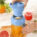 ⁦خلاط محمول للمشروبات والعصائر، قابل لإعادة الشحن عبر USB : Mixeur portable pour boissons et smoothies, rechargeable par USB RF/DDT-01⁩ - الصورة ⁦4⁩
