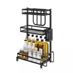 ⁦رف توابل 3 طبقات للمطبخ من الفولاذ المقاوم للصدأ : Étagère à Épices 3 Niveaux pour Cuisine en acier inoxydable RF/0154⁩ - الصورة ⁦3⁩