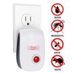 ⁦جهاز طارد الحشرات و الفئران بخاصية الموجات فوق الصوتية Appareil Répulsif Ultrasons Anti-Moustiques anti insecte 101385-CHN-1⁩ - الصورة ⁦3⁩