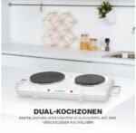 ⁦صفيحة تسخين مزدوجة : Doubles Plaques Chauffantes  BOMANN DKP5028CB⁩ - الصورة ⁦5⁩