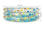 ⁦مسبح قابل للنفخ للأطفال بتصميم دائري BESTWAY Piscine Gonflable Ronde Pour Enfants 155/53cm 51045⁩ - الصورة ⁦8⁩
