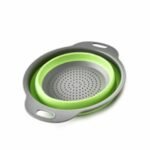 ⁦مصفاة سيليكون دائرية قابلة للطي-vert - اخضر -Passoire Rond En Silicone Pliable Rétractabl RF /934⁩ - الصورة ⁦3⁩