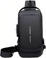 ⁦حقيبة كتف مضادة للسرقة مزودة بشحن USB Sac à bandoulière anti-vol avec chargement USB RF-0104⁩ - الصورة ⁦8⁩