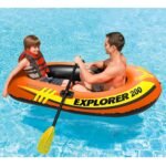 ⁦قارب INTEX Explorer 200 لشخصين قابل للنفخ (185 سم × 94 سم × 41 سم) : Bateau gonflable INTEX Explorer 200 pour 2 personnes (185 cm x 94 cm x 41 cm) INTEX 58331⁩ - الصورة ⁦2⁩