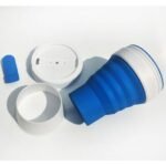 ⁦كوب محمول قابل للطي للاستمتاع بقهوتك أومشروباتك المفضلة Collapsible Silicone Coffee Cup BPA Free 350ml RF-092⁩ - الصورة ⁦6⁩
